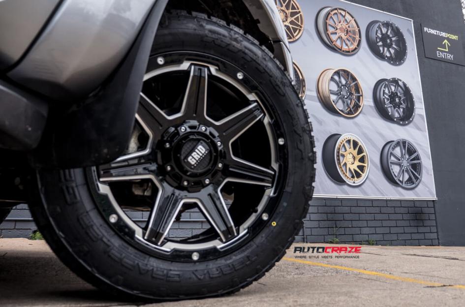 FORD RANGER GD06 GLOSS BLACK MILLED